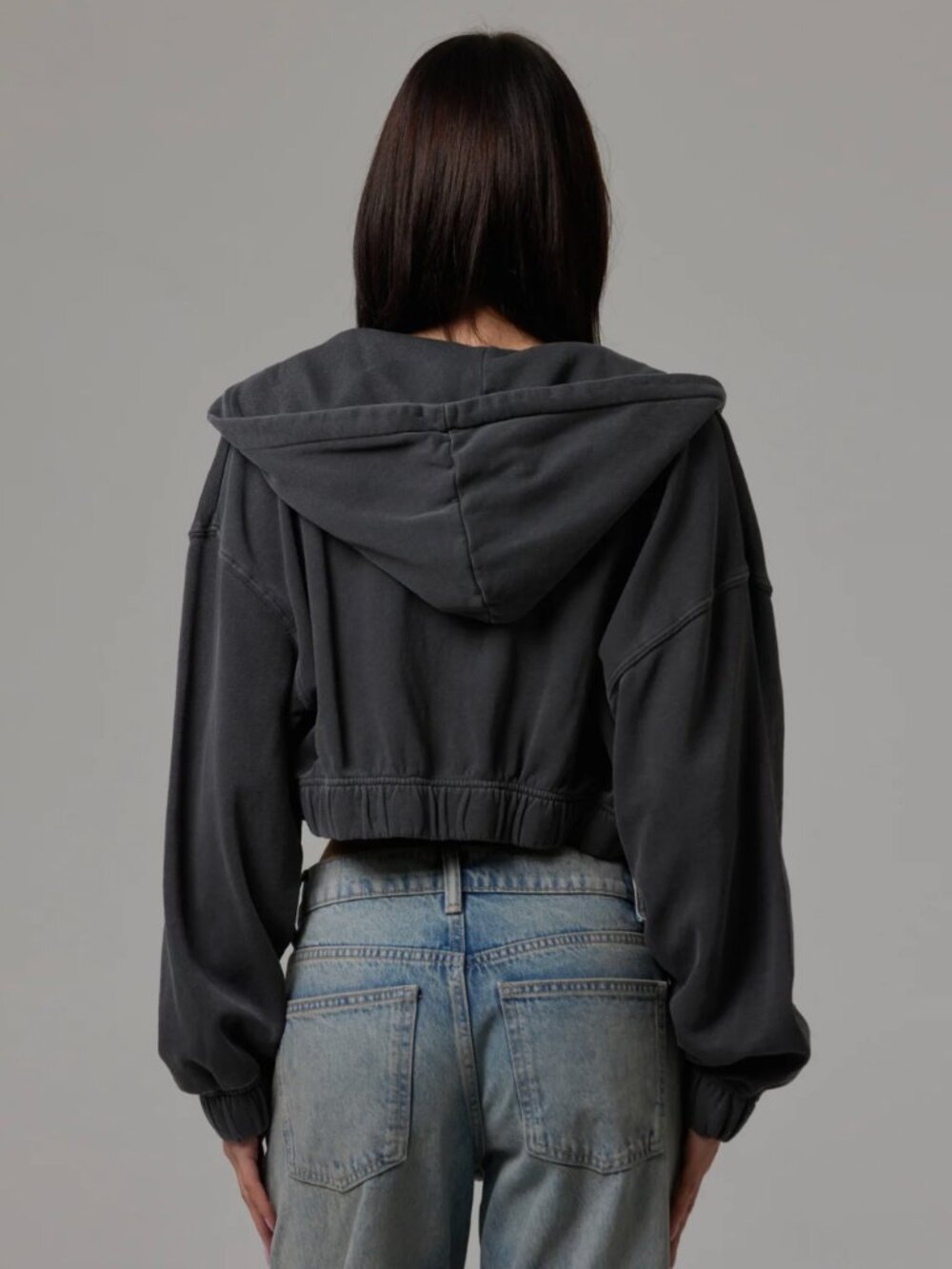 Talentless Zip Crop Jacket - Picture 2 of 6